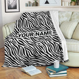 Mockup Unlisted - Blanket - Zebra Print - Design 1 - 2-1