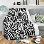 Mockup Unlisted - Blanket - Zebra Print - Design 1 - 2-1