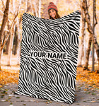 Mockup Unlisted - Blanket - Zebra Print - Design 1 - 2-1