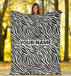 Mockup Unlisted - Blanket - Zebra Print - Design 1 - 2-1