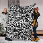 Mockup Unlisted - Blanket - Zebra Print - Design 1 - 2-1