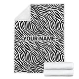 Mockup Unlisted - Blanket - Zebra Print - Design 1 - 2-1