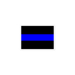 Thin Blue Line Decal - Car or Laptop Sticker - SC1
