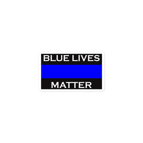 Blue Lives Matter - Thin Blue Line Sticker 3 - FF1