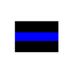 Thin Blue Line Decal - Car or Laptop Sticker - SC1