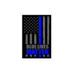 Blue Lives Matter - Thin Blue Line Sticker 1 - WS1