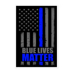 Blue Lives Matter - Thin Blue Line Sticker 1 - WS1