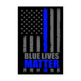 Blue Lives Matter - Thin Blue Line Sticker 1 - WS1