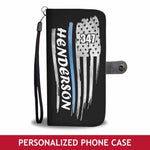 Personalized Phone Case Wallet - Flag