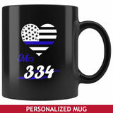 Personalized Mugs - Mrs Thin Blue Line