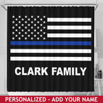 Personalized Shower Curtain - Flag