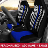Personalized Car Seat Covers - Flag