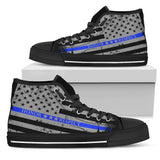 Men's - Honor Respect Thin Blue Line - High Top Shoes