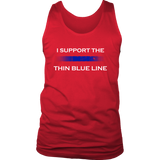 "I support the Thin Blue Line" - Tank tops