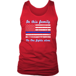 "In this family, no-one fights alone" - Tank tops