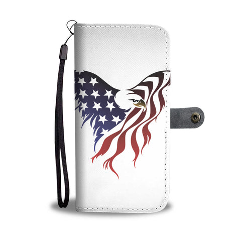 American Eagle Flag - Phone Case Wallet
