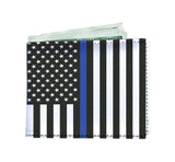 Thin Blue Line Flag design 2 - Men's Wallet