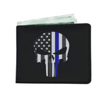 Punisher Skull 2 - Thin Blue Line - Men's Wallet