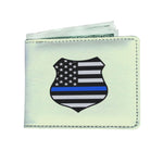 Thin Blue Line Shield - Men's Wallet