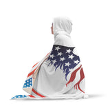 Cozy American Eagle - Hooded Blanket 1