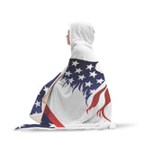 Cozy American Eagle - Hooded Blanket 3
