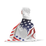 Cozy American Eagle - Hooded Blanket 4