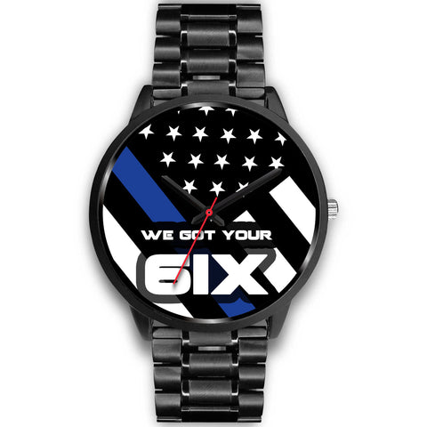 We Got Your Six - Thin Blue Line Watch