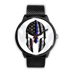 Spartan Helmet - Thin Blue Line - Black Watch