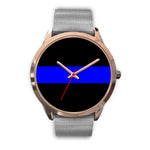 Thin Blue Line Watch - Gold