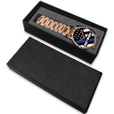 Retired Thin Blue Line Watch - Gold