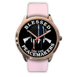 Blessed are the Peacemakers Watch - Gold