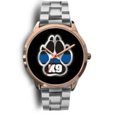 K9 - Thin Blue Line Watch - Gold
