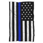 Thin Blue Line Flag Blanket