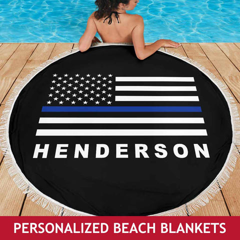 Beach Blanket - Personalized A1