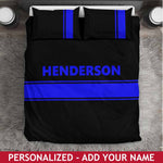 Personalized Bedding Set - Thin Blue Line