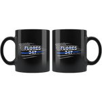 Personalized Mugs - Flag + Badge Number