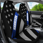 Personalized Car Seat Covers - Flag