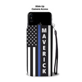 Personalized Phone Case Wallet - Flag
