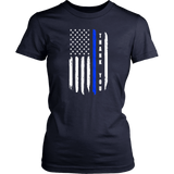 "Thank you" - Thin Blue Line Flag Shirt + Hoodies