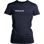 Thin Blue Line Heartbeat Shirt