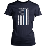 Honor Respect - Thin Blue Line Shirt