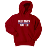 Youth "Blue Lives Matter" Hoodie - Kids