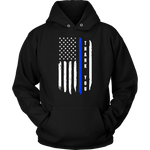 Thank you - Thin Blue Line Flag Hoodies