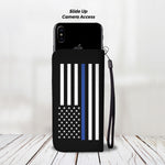 Blue Lives Matter - Duty, Honor, Courage - Phone Case Wallet