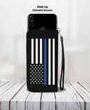 Blue Lives Matter - Duty, Honor, Courage - Phone Case Wallet