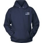 Thin Blue Line Hoodie - Version 2