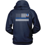 Thin Blue Line Hoodie - Version 2