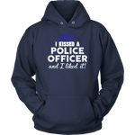 "I Kissed A Police Officer" - Blue lips - Hoodie