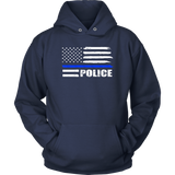 POLICE - Thin Blue Line Flag Hoodie
