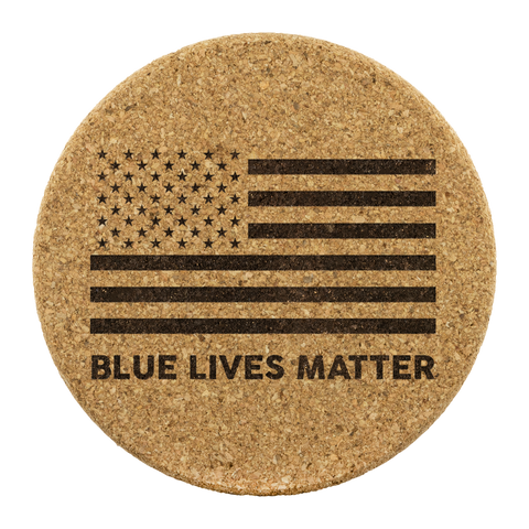 Blue Lives Matter - Round Coasters